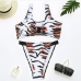 12 Sexy Sleeveless Leopard Print Two Piece Bikini
