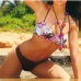 3 Sexy Sleeveless Printing Halter Bikinis Sets