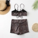 5 Sexy Sleeveless Snake Print 2 Piece Bikinis