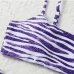 14Animal Printed Camisole Two Piece Swimsuit