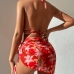 3Beach Women Summer Printed 3 Piece Bikini Sets