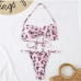 5Butterflies Printed Halter Three Piece Bikini Swimwear