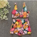 4Casual Flower Printed 2 Piece Swimsuit