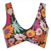 5Casual Flower Printed 2 Piece Swimsuit