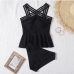 3Chic Cross Sleeveless Bikini Swimwear