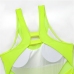 15Color Block Mesh One-piece Bikini