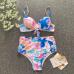 10Colorful Printed Bikini 2 Piece Swimsuit