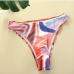 13Gazue Ripples Printed Three Pieces Swim Wear