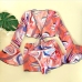 8Gazue Ripples Printed Three Pieces Swim Wear