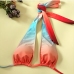 6Gradient Color Tie Wrap 3 Pieces Swim Suits