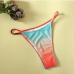 8Gradient Color Tie Wrap 3 Pieces Swim Suits