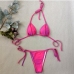 4Gradient Design Halter Backless 2PCS Bikini Sets