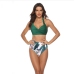 12Halter Top Printed Two Piece Swimsuits For Women