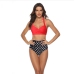 3Halter Top Printed Two Piece Swimsuits For Women