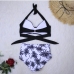 9Halter Top Printed Two Piece Swimsuits For Women