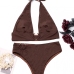 1Loop Decor Solid 2 Piece Swimsuit