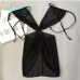 3New Summer Black Gauze Three Piece Swimsuit