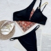 3New Summer Chain Strap Black 2 Piece Swimsuit