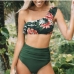 3One Shoulder Swimming Summer Beach Two Piece Swimsuits