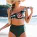 1One Shoulder Swimming Summer Beach Two Piece Swimsuits