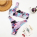 3Printed One Shoulder 2 Piece Beach Wear