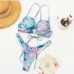 5Printed Sexy Bikini Set Beach Wear