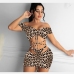 5Sexy Animal Print  Three Piece Bikini Swimsuit