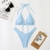 10Sexy Beach Wear Solid Bikini Set