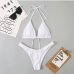 11Sexy Beach Wear Solid Bikini Set