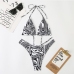 13Sexy Beach Wear Zebra Printed Bikini Set