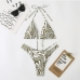 6Sexy Beach Wear Zebra Printed Bikini Set