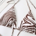 9Sexy Beach Wear Zebra Printed Bikini Set