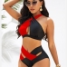 12Sexy Cut Out 2 Piece High Waist Swimsuit