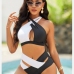 7Sexy Cut Out 2 Piece High Waist Swimsuit