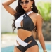 8Sexy Cut Out 2 Piece High Waist Swimsuit