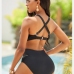 9Sexy Cut Out 2 Piece High Waist Swimsuit