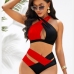 11Sexy Cut Out 2 Piece High Waist Swimsuit