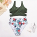 7Sexy Floral Printed Two Piece Swimsuit