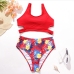 8Sexy Floral Printed Two Piece Swimsuit