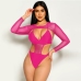 5Sexy Gauze Summer Long Sleeve Two-Piece Swimwear