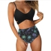 16Sexy High Waist Print 2 Piece Tank Bikini