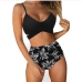 7Sexy High Waist Print 2 Piece Tank Bikini