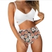 8Sexy High Waist Print 2 Piece Tank Bikini