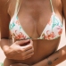 13Sexy Lace Up Print Bikini For Women