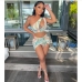 4Sexy One Shoulder 3 Piece Swimwear Sets