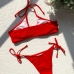 6Sexy Red Bikini Set Swim Wear