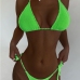 4Sexy Solid Two Piece Bikini Sets For Women