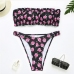 8Sexy Stapless Print Two Piece Bikini Sets