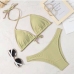 10Solid Color Women Two Pieces Swimsuit Sets