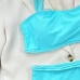 5Summer Beach Solid Color 2 Piece Bikini Sets